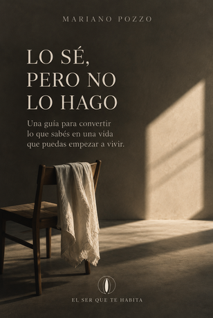 Portada de LO SÉ, PERO NO LO HAGO, de Mariano Pozzo